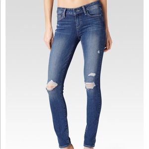 Paige - Destroyed Skinny Jeans
